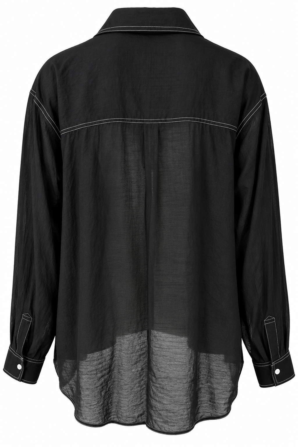 Maude contrast shirt black