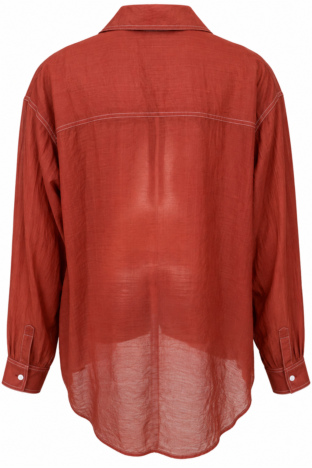Maude contrast shirt pumpkin