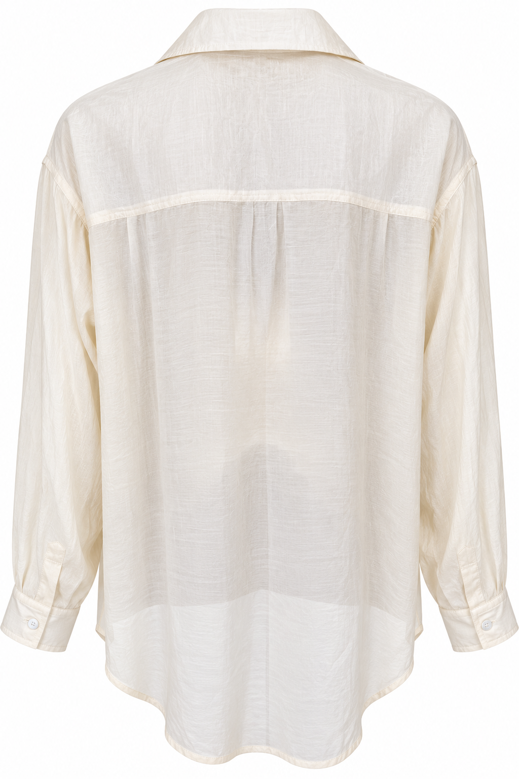 Maude contrast shirt crema