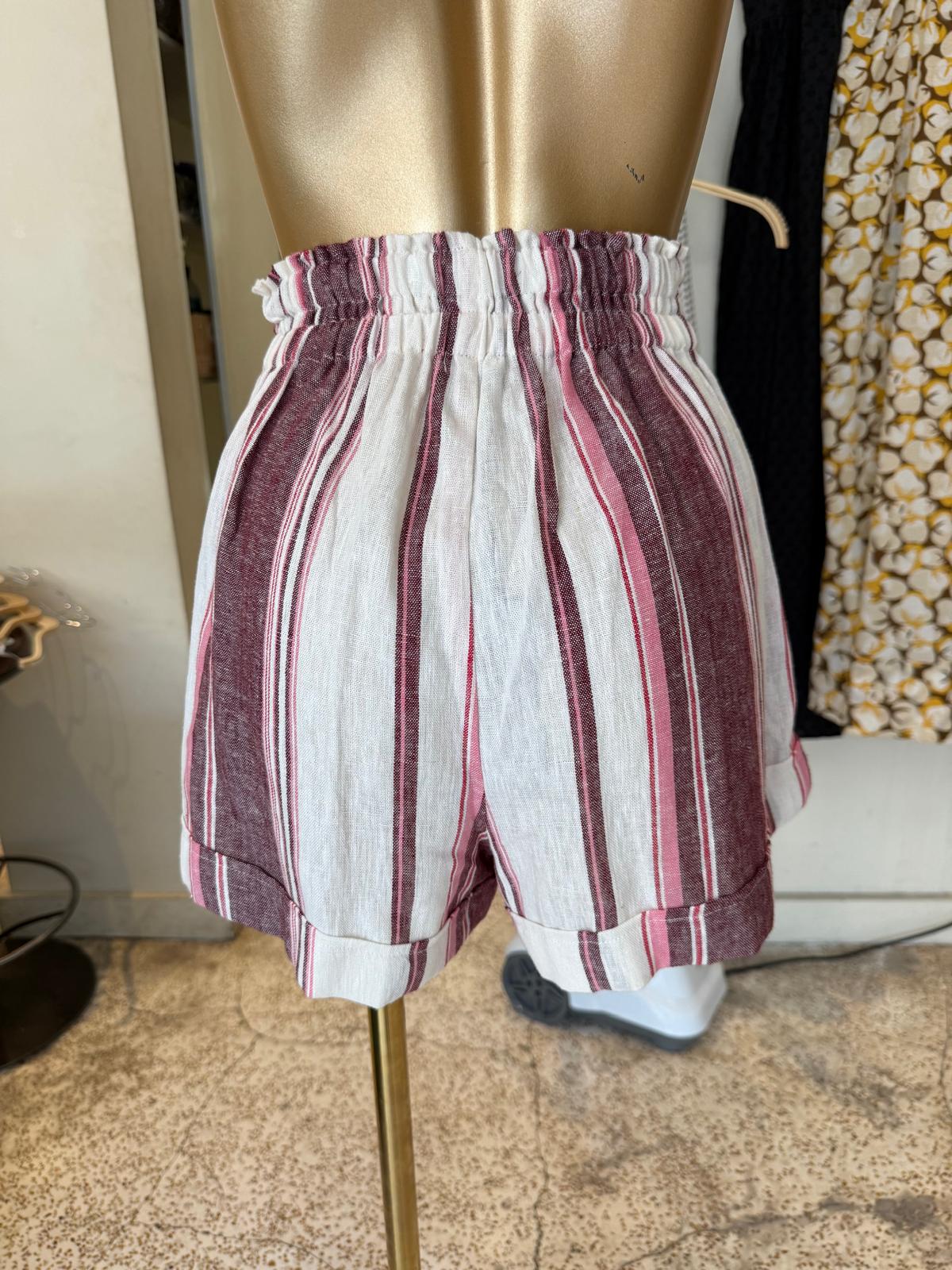 Kate Shorts - Berry Stripe