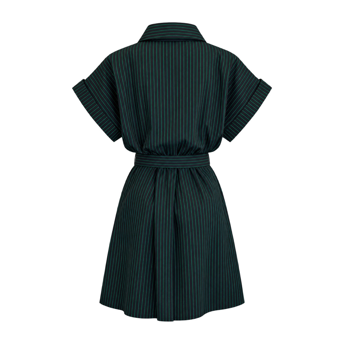 Chloe Dress - Emerald Stripe