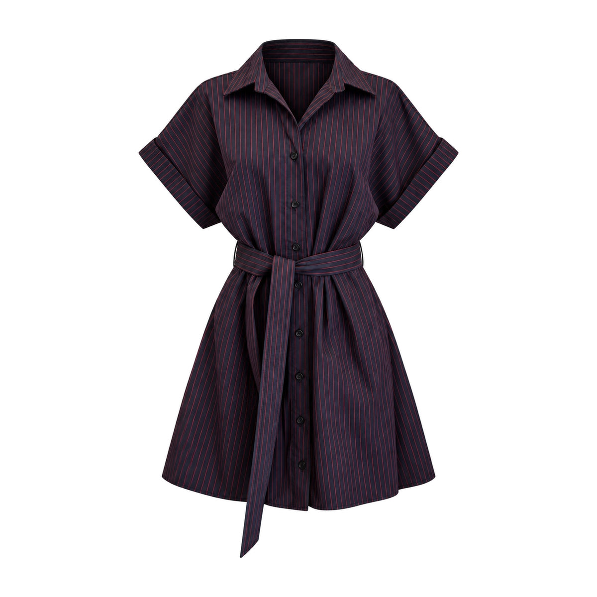 Chloe Dress - Ink Stripe