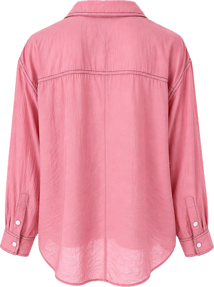 Maude contrast shirt dusk pink