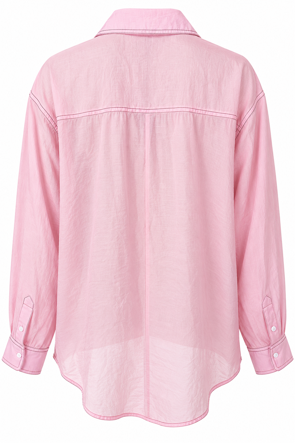 Maude contrast shirt light pink
