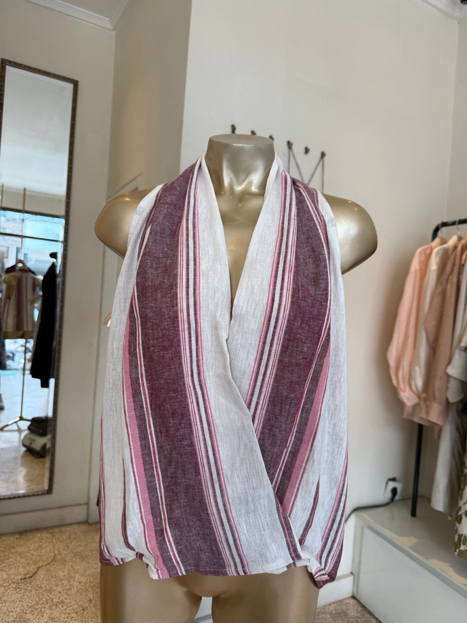 Kate Top - Berry Stripe